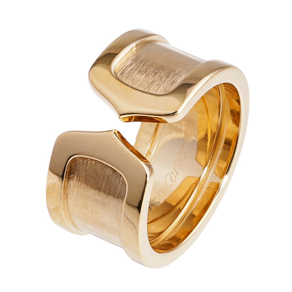 Cartier カルティエ Cドゥカルティエ リング 中古] カルティエ C ドゥ ラージ B4040900 リング J391957