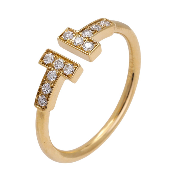 tiffany tiffany-t ティファニー ティファニー T ダイヤモンド ワイヤー リング 