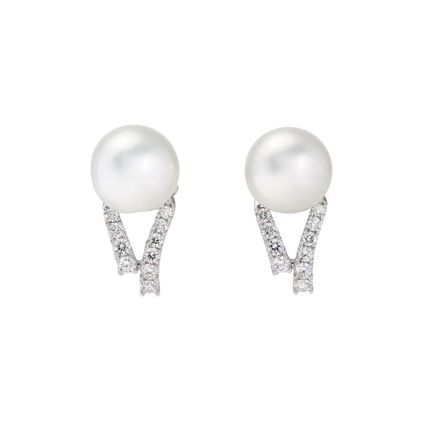TASAKI エニーマ ピアス　18K WG 楽天市場】田崎真珠 タサキ エニーマ K18YG パール ピアス【美品