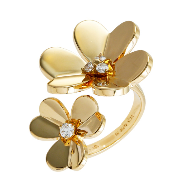 头巾 轻浮的 梵克雅宝 riv 恩特雷 莱斯 门 戒指 vcarb67600