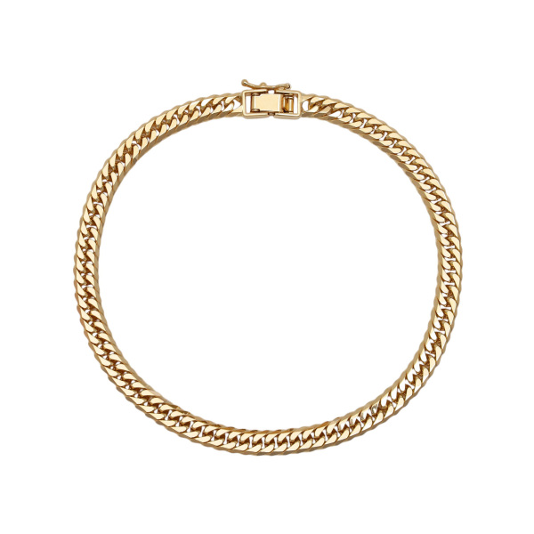 yukizakiselect kihei ユキザキセレクトジュエリー 喜平 喜平 アンクレット ダブル6面 約24cm 約24.39g 