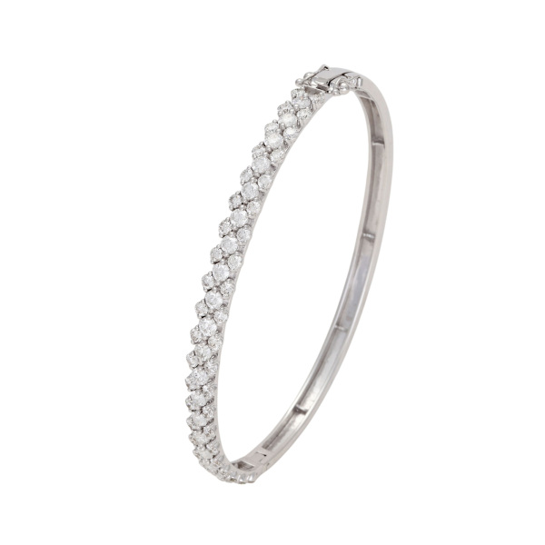 ユキザキセレクトジュエリー　18k.ダイヤバングル ユキザキセレクトジュエリー 18k.ダイヤバングル