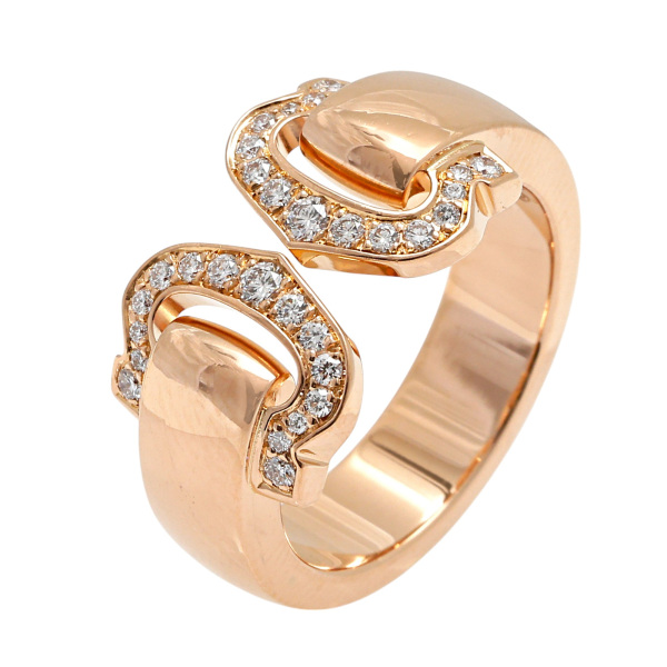 ◆VINTAGE◆【Cartier】2C*ブークルセ 中古] カルティエ 2C ブークルセ B4073800 リング J397416