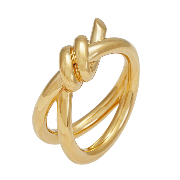 繊細なデザイン★特別な逸品【Knot by Tiffany 】リング ティファニー ノット リング ローズゴールド | Tiffany & Co.