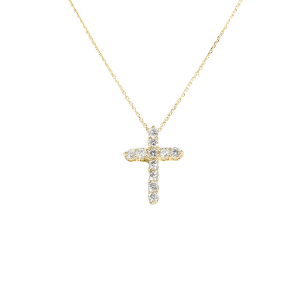 ★超美品★プラチナ　ダイヤクロスネックレス　　ゆきざき ゆきざき | ブランド時計・ジュエリーの通販・販売