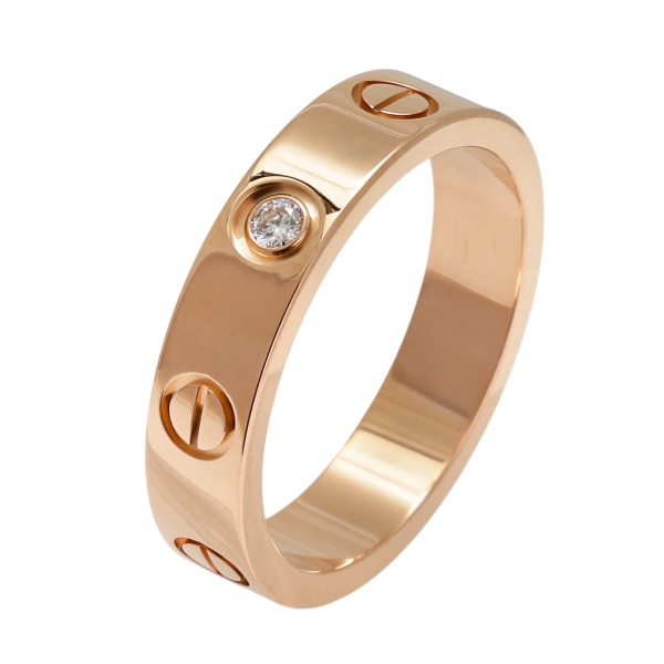 cartier love カルティエ ラブ ウェディング リング SM ダイヤモンド1石 b4050700
