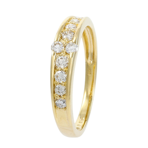 K18イエローゴールド ダイヤモンド リング J402584 | ユキザキセレクト