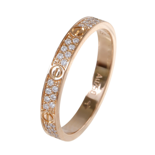 【お値下げしました!!】Cartier ゴールドリング オリジナルボックス付き Antique Gallery Soleil アンティークジュエリー / Cartier