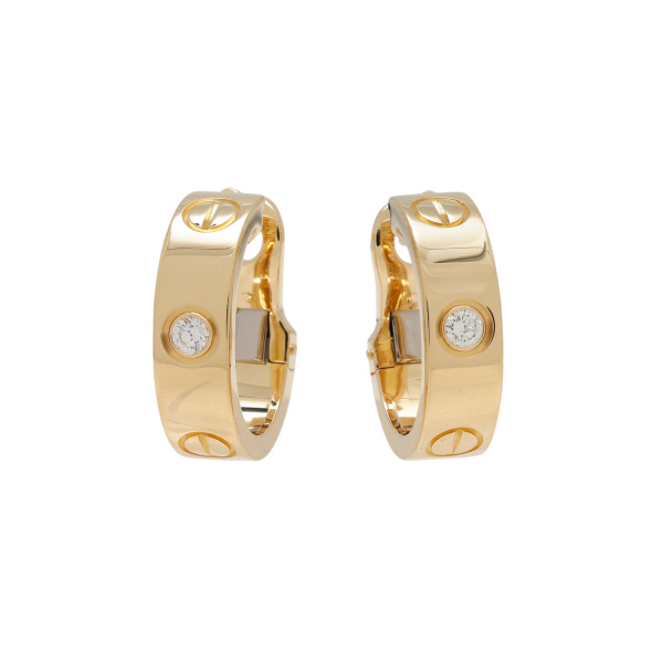 cartier love カルティエ ラブ フープ クラシックモデル ダイヤモンド2石 b8022900