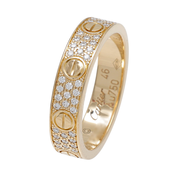 cartier love カルティエ ラブ SM パヴェ b4083300