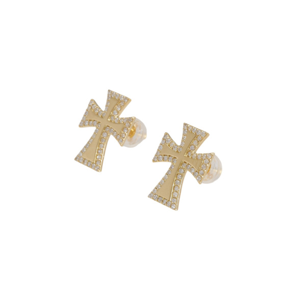☆SALE☆美品　希少　クロム　シルバー　ゴールドメッキ クロス ネックレス 41mBNDIeGSL._AC_.jpg