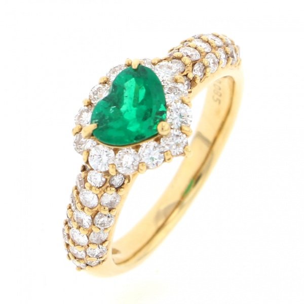 yukizakiselect ProperOther ユキザキセレクトジュエリー OTHER K18YG エメラルド リング 