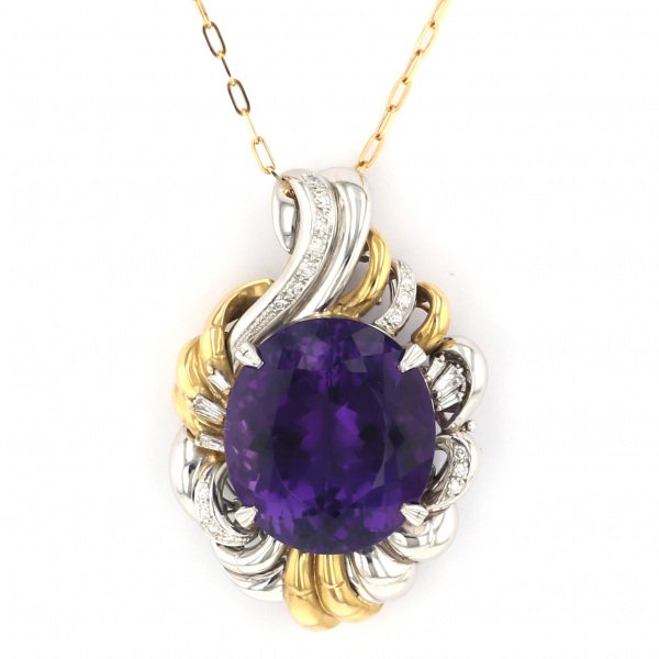 yukizakiselect ProperOther ユキザキセレクトジュエリー OTHER プラチナ/イエローゴールド アメシスト ネックレス 