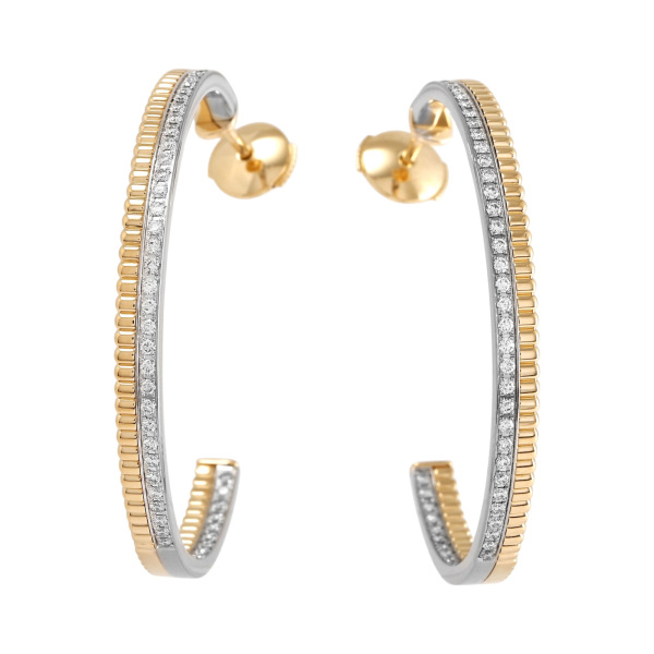 【お値下げ】ブシュロン キャトル クラシック ピアス ブシュロン キャトル クラシック ダイヤ ピアス 750(YG×PG×WG