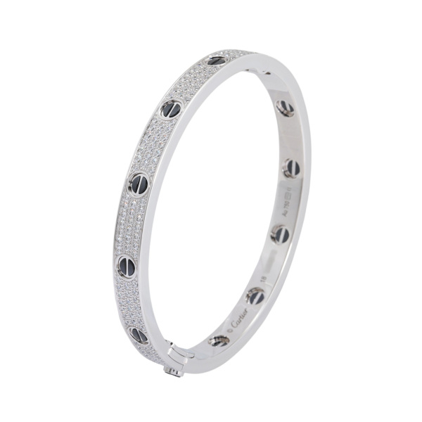 Cartier ーズゴールド ネックレス 2つのリングデザイン 113923-car-1.jpg