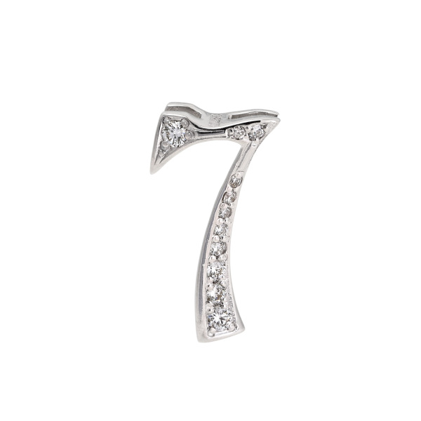 yukizaki nombre ユキザキ ノンブル ナンバーペンダントトップ【7】Sサイズ【正規品】 y.nombre.12.9.7.s