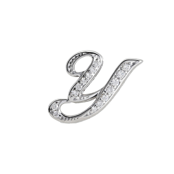 中古] ユキザキ アルファ イニシャルペンダントトップ【H】M