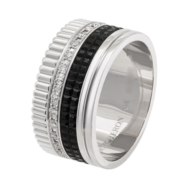 boucheron quatre black ブシュロン キャトルブラック ブラック ダイヤモンド リング ラージ jrg01782