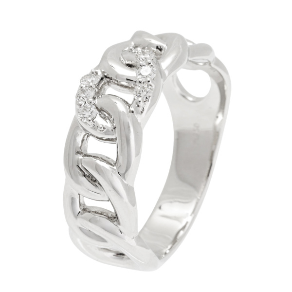 K18美品シャイニーリング　744K2509 K18美品シャイニーリング 744K2509