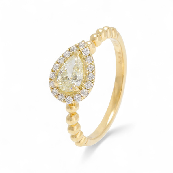 ゆきざき　フルエタニティリング 楽天市場】K18イエローゴールド ダイヤモンド フルエタニティ