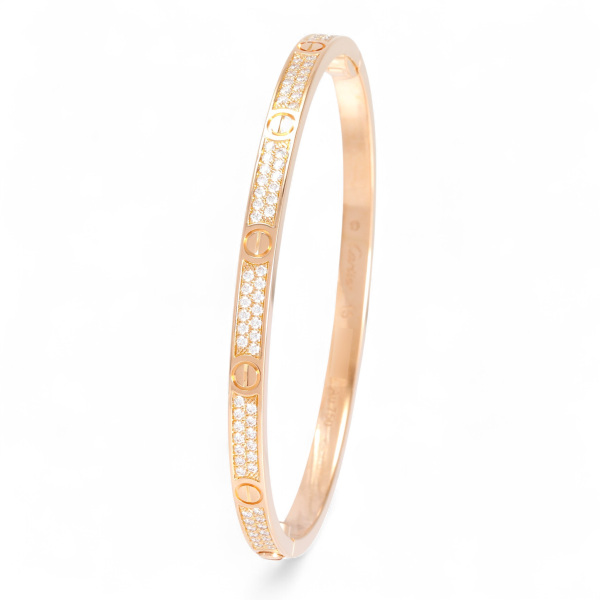 cartier love カルティエ ラブ ブレスレット スモールモデル パヴェ n6726300