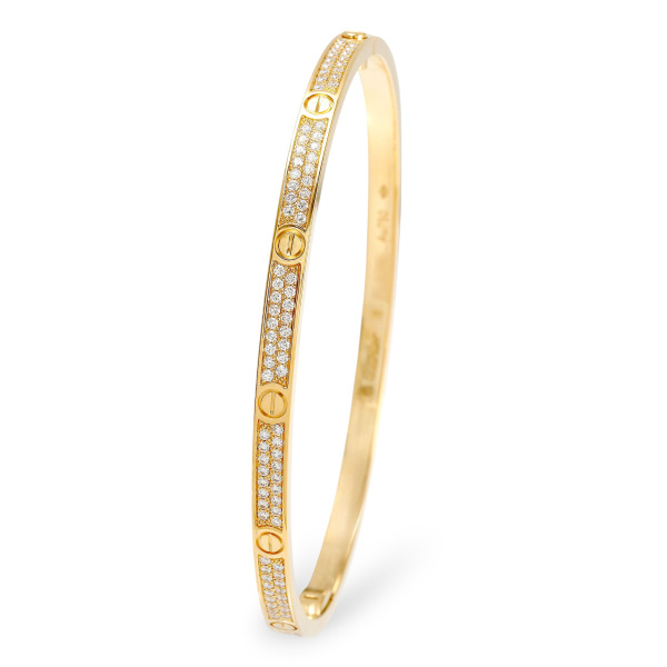 cartier love カルティエ ラブ パヴェ スモール n6710600