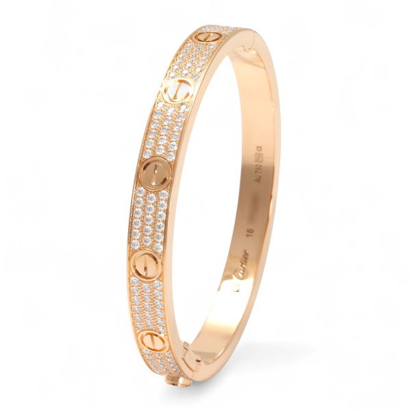 cartier love カルティエ ラブ クラシックモデル パヴェダイヤ n6036900