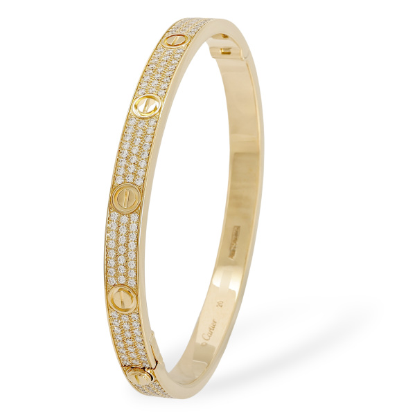 cartier love カルティエ ラブ クラシックモデル パヴェ n6035000