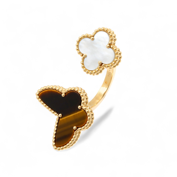 vancleefarpels lucky alhambra ヴァンクリーフ&アーペル ラッキーアルハンブラ アントレ レ ドア リング vcarn05800