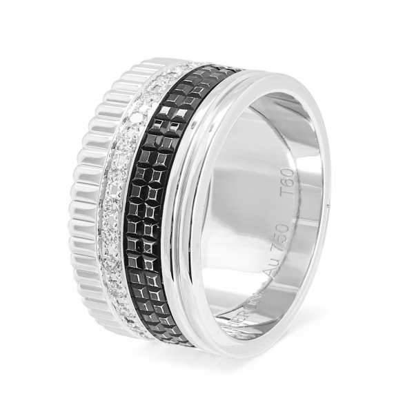 boucheron quatre black ブシュロン キャトルブラック ブラック ダイヤモンド リング ラージ jrg01782