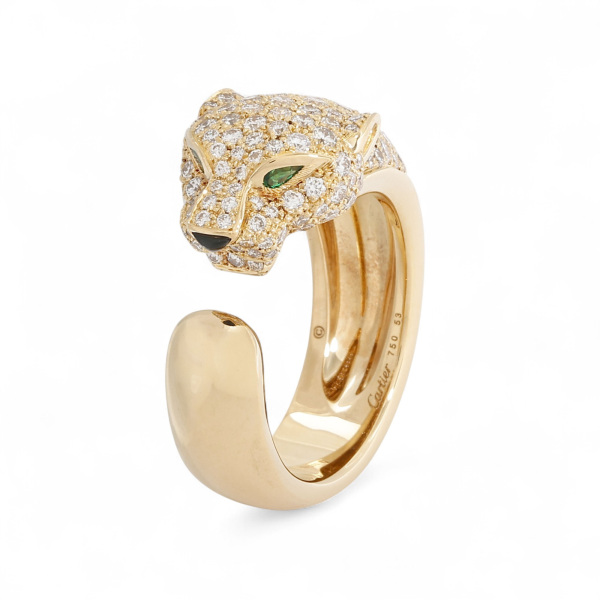 cartier panthere カルティエ パンテール ドゥ カルティエ リング ミディアムモデル セミパヴェセッティング n4225000