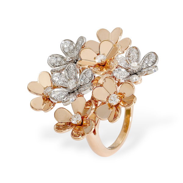 vancleefarpels frivole ヴァンクリーフ&アーペル フリヴォル 8フラワー リング vcarpfiq00
