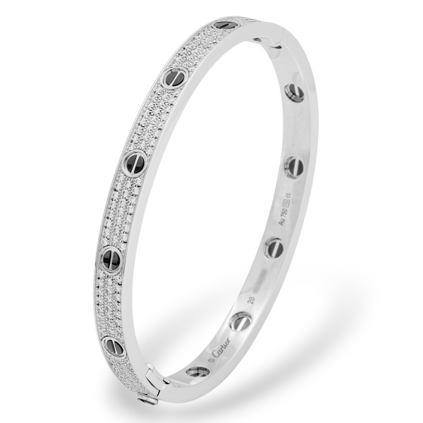 cartier love カルティエ ラブ クラシックモデル パヴェ n6032400