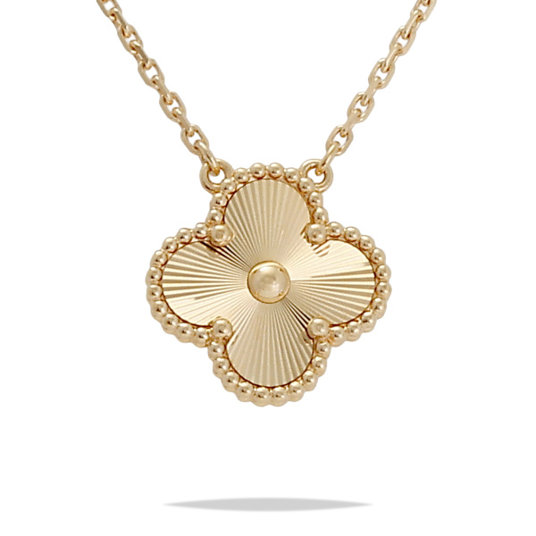 早い者勝ち‼️Van Creef&Arpels ヴィンテージアルハンブラヴァンクリ ヴィンテージ アルハンブラ ペンダント 18K イエローゴールド, マザー