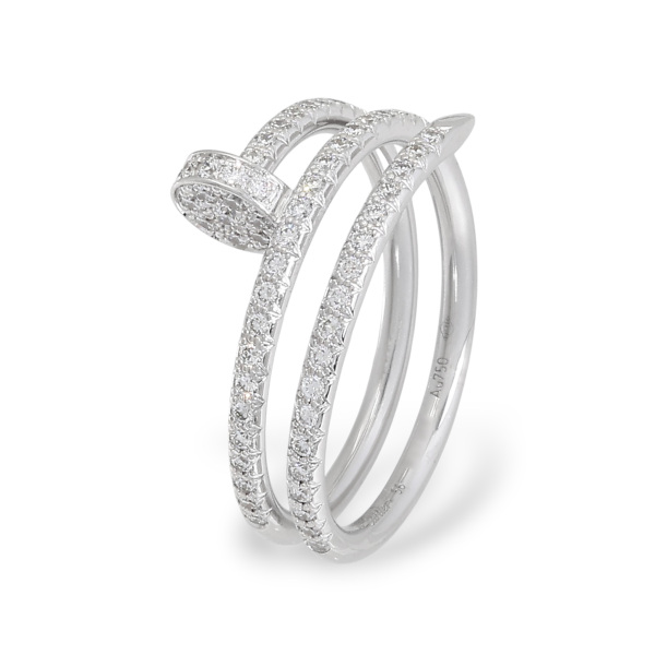 cartier juste-un-clou カルティエ ジュストアンクル ダブル セミパヴェ b4211100