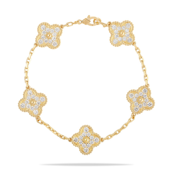 vancleefarpels vintagealhambra ヴァンクリーフ&アーペル ヴィンテージアルハンブラ 5モチーフ vcara41400