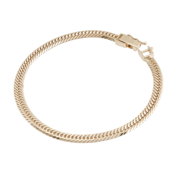 yukizakiselect kihei ユキザキセレクトジュエリー 喜平 喜平 ブレスレット トリプル12面 約18cm 約10.28g 