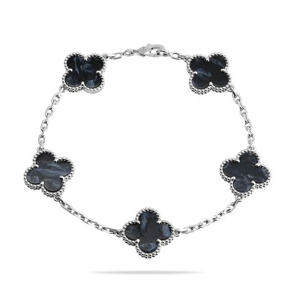 vancleefarpels vintage al hambra Van Cleef & Arpels Vintage alhambra Pietersite 5 motifs vcarp7s400