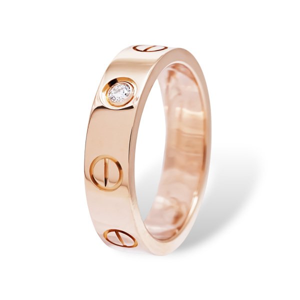 cartier love カルティエ ラブ スモールモデル ダイヤモンド1石 b4050700