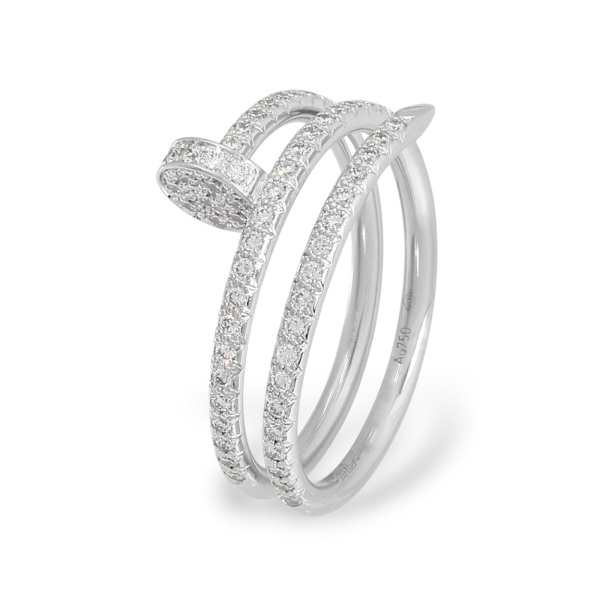 cartier juste-un-clou カルティエ ジュストアンクル ダブル セミパヴェ b4211100