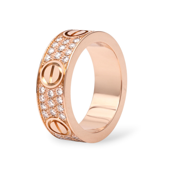 cartier love カルティエ ラブ クラシックモデル パヴェセッティング b4237400