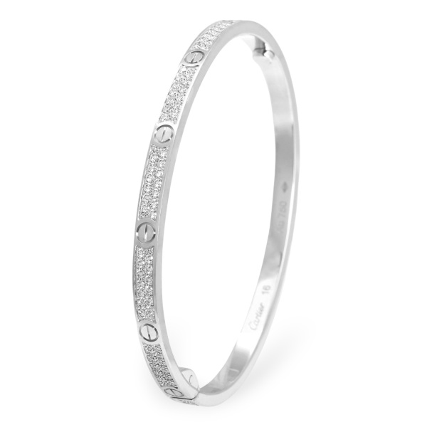 cartier love カルティエ ラブ MP パヴェ ブレスレット スモールモデル n6710800