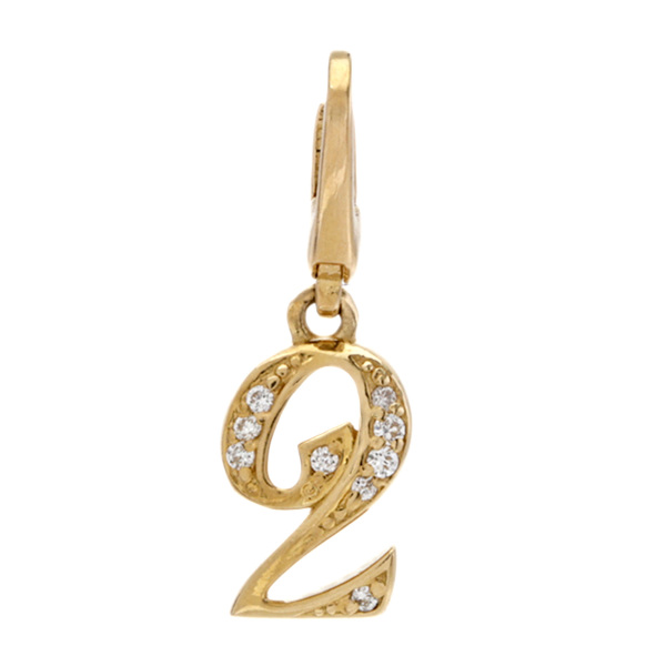nombre number ノンブル ナンバー チャーム【2】【正規品】 y.nombre.putite.32.6.2