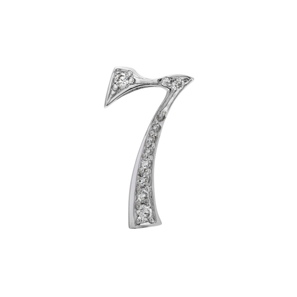 yukizaki nombre ユキザキ ノンブル ナンバーペンダントトップ【7】Sサイズ【正規品】 y.nombre.12.9.7.s
