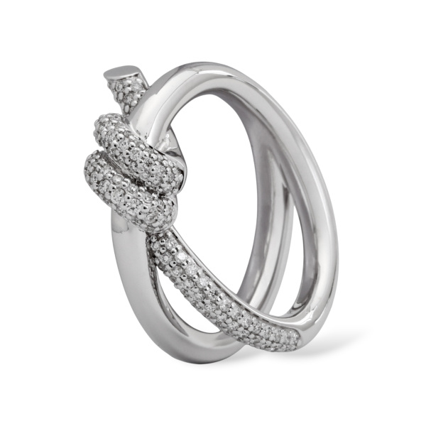 tiffany knot ティファニー ノット ダブル ロウ リング 70301865