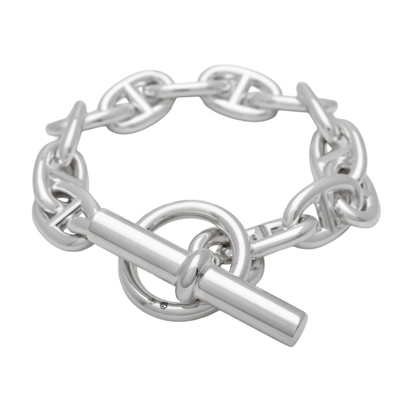 hermes chained'ancre Hermes Chene Dunkle MM 14 frames h101994b 00