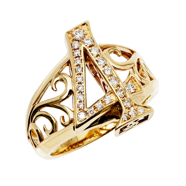 yukizaki nombre Snowy Nomble Number ring [4] small size [regular article] y.nombre.1.6.4.s