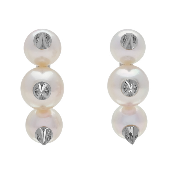 tasaki danger neo Tasaki Danger Neo diamond Pave Akoya pearl e-4388-18kwg