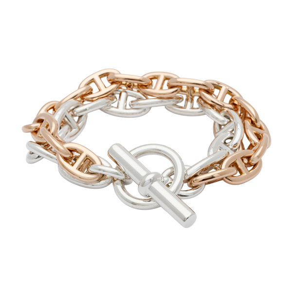 hermes chained'ancre エルメス シェーヌダンクル ダブル SV12コマ PG16コマ h124418b
