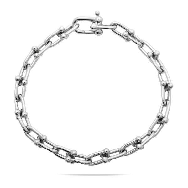 tiffany hardwear ティファニー ハードウェア スモールリンク ミディアム ブレスレット スターリングシルバー 60153085